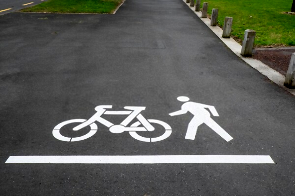 Advantages of shared path line marking