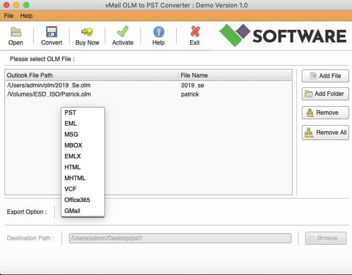 Vsoftware Email Recovery Software
