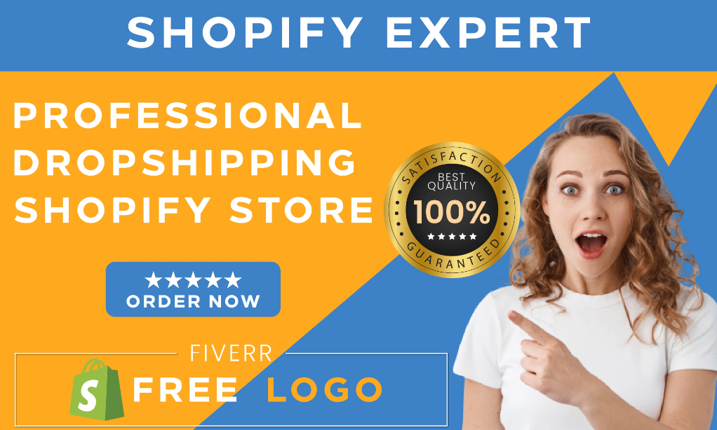 build a shopify store and dropshipping
