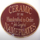 Ceramic Name Plates