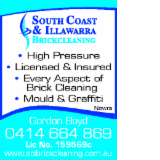 Sth Coast & Illawarra Brickcleaning