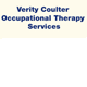 Verity Coulter Occupational Therapy Services