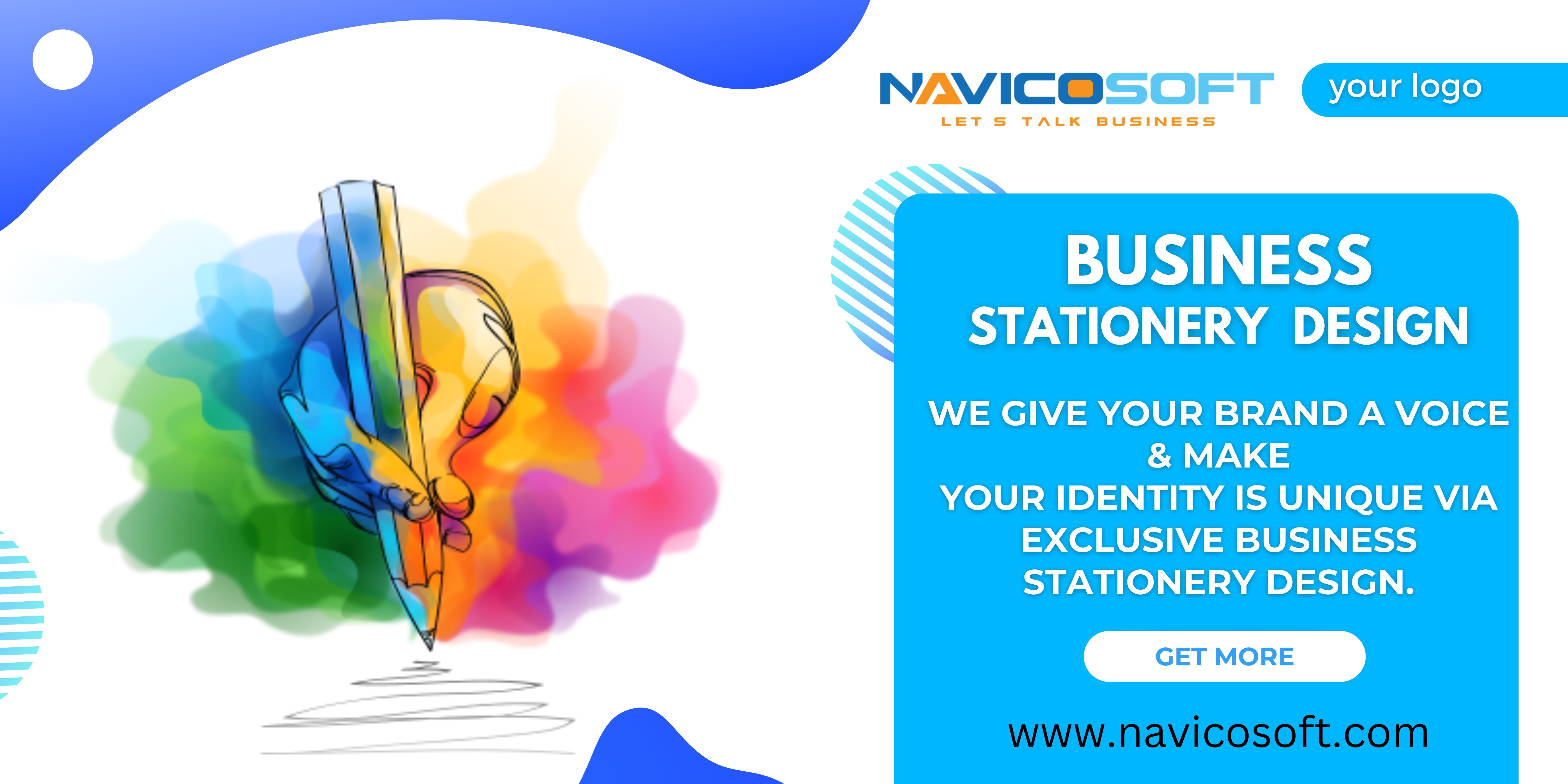 Business stationery design services Navicosoft