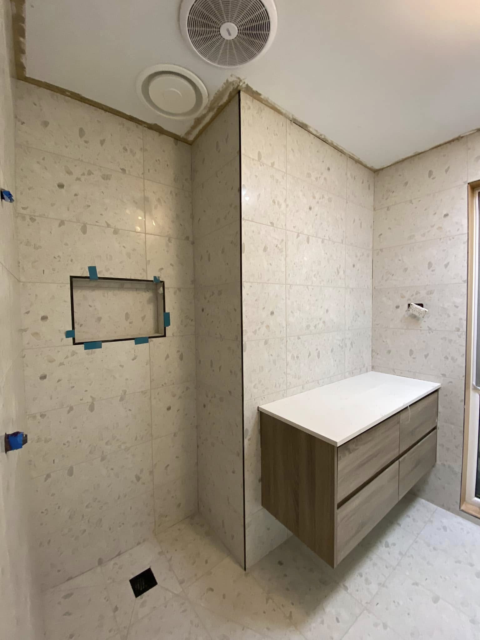 Mono Tiling Bathroom Renovation