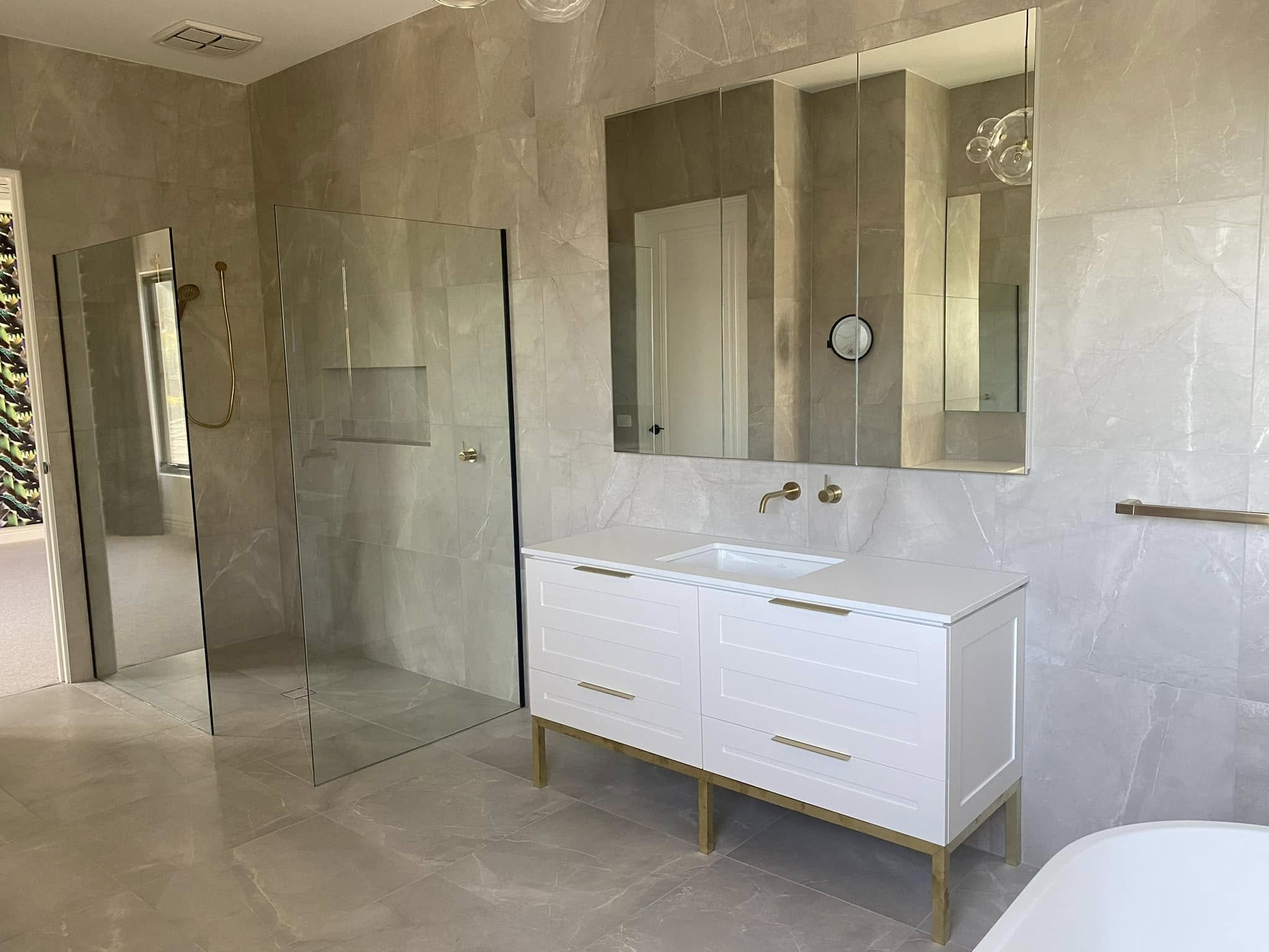 Mono Tiling Bathroom Renovation