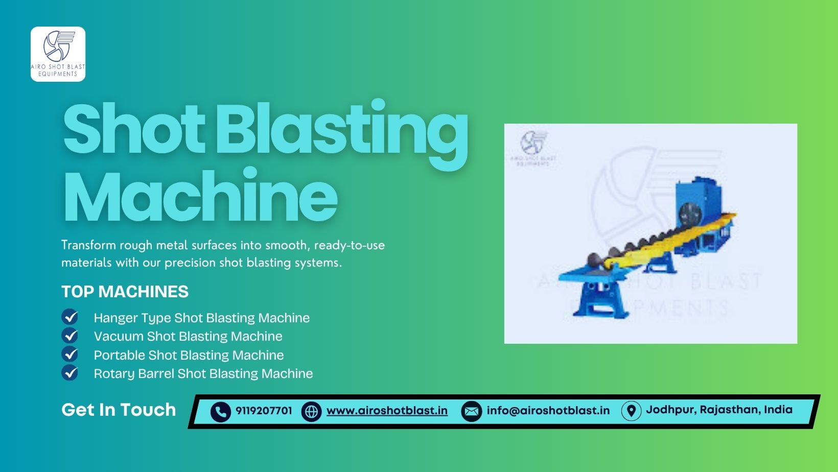 Airo Shot Blast Equipments