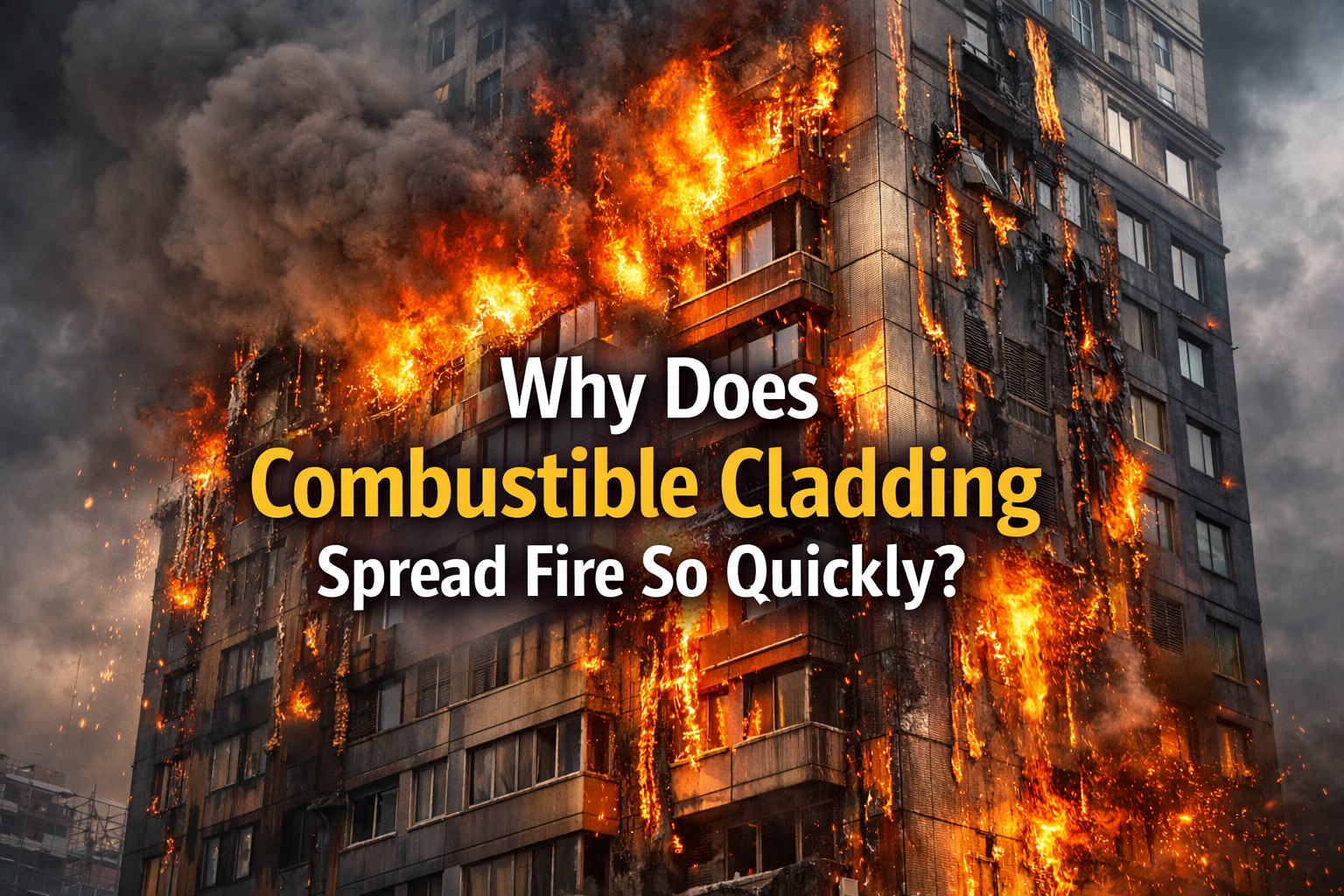 Why Does Combustible Cladding Spread Fire So Quickly?