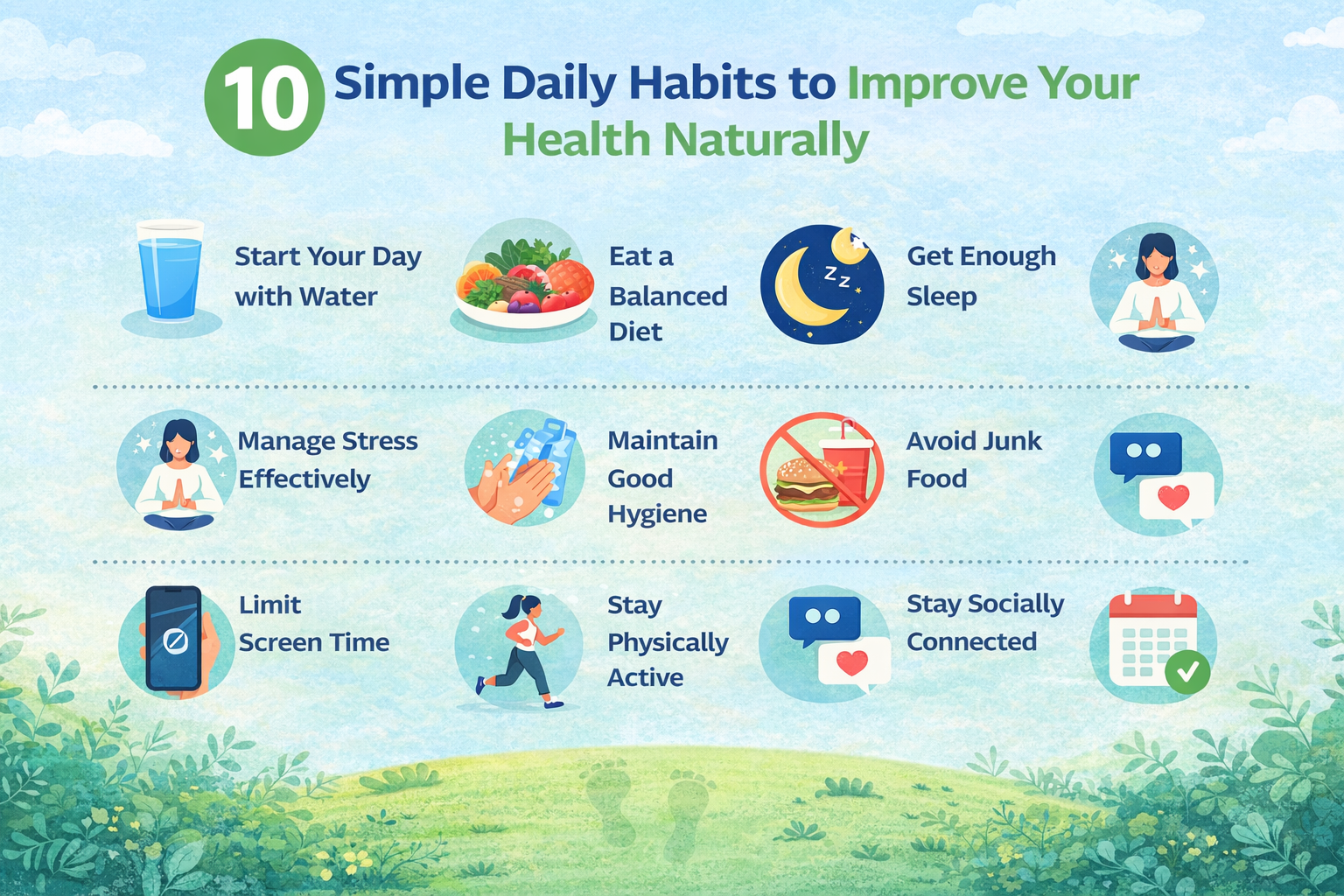 10 Simple Daily Habits to Improve Your Health Naturally