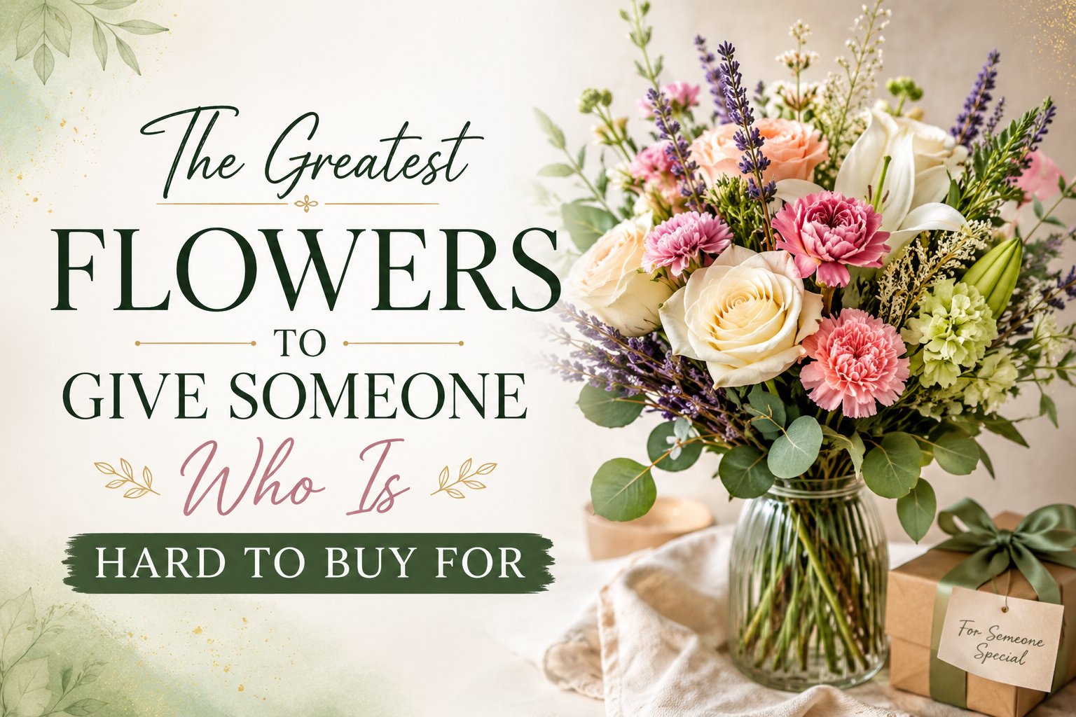 The Greatest Flowers To Give Someone Who Is Hard To Buy For