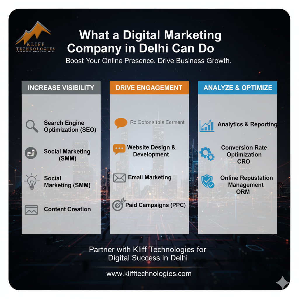 What a Digital Marketing Company in Delhi Can Do